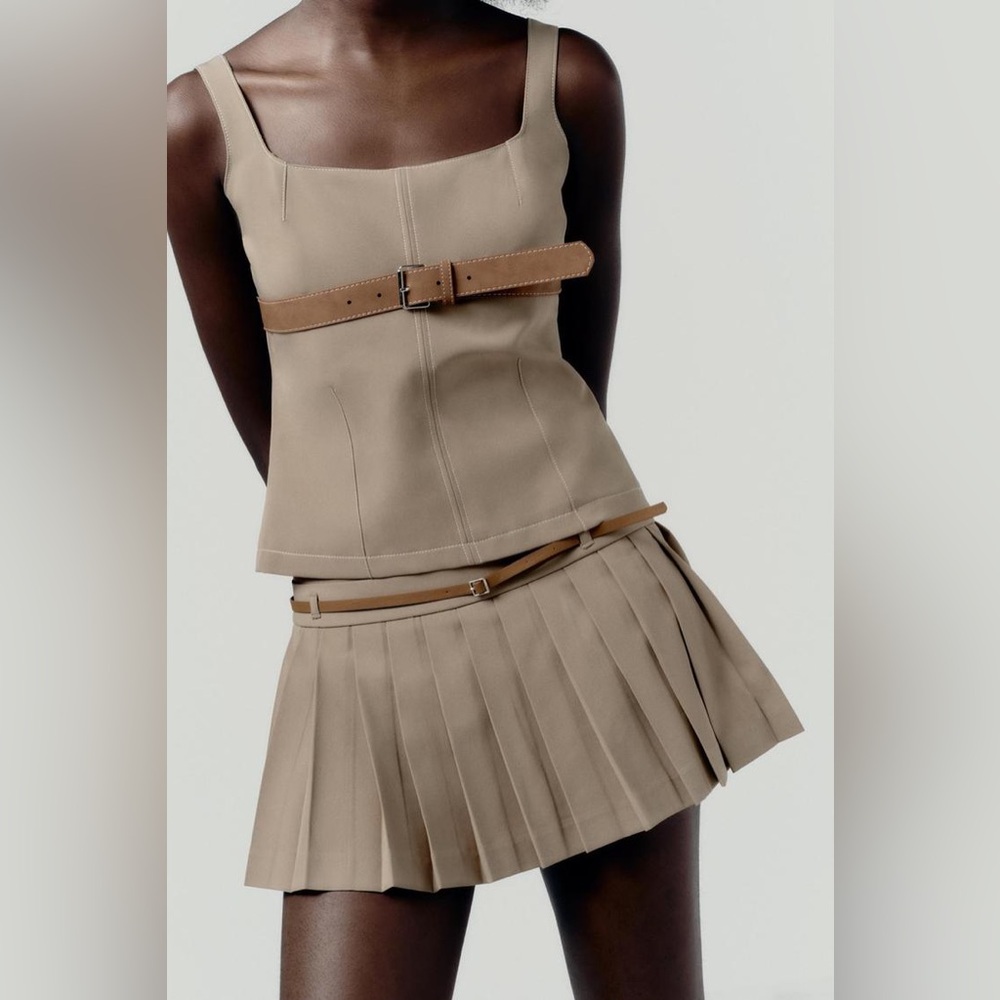 Zara Pleated Skort